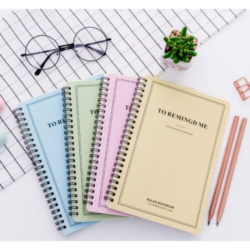 4pcs Cartoon A5 Notebook Journal Diary Books Kawaii Note Book Planner Notebooks School Office Supplies Notepad Book Stationery
