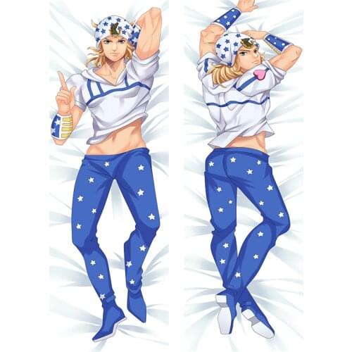 JoJos Bizarre Adventure Johnny Joestar Pillow Case Cosplay Dakimakura Hugging Body
