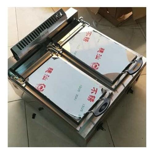 Double head Gas moldel Japanese style gyoza machine /dumpling fryer Gyoza Dumpling Cooker Grill,Pan for sale in china