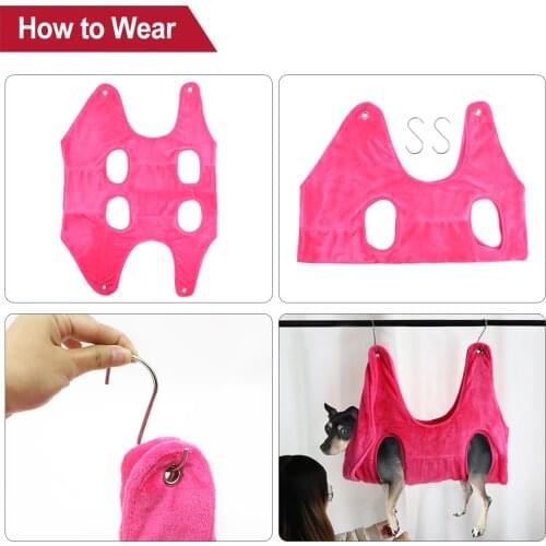 Pet Groomings Hammock Convenient For Bathing Nail Trimming For Dog Cat JW