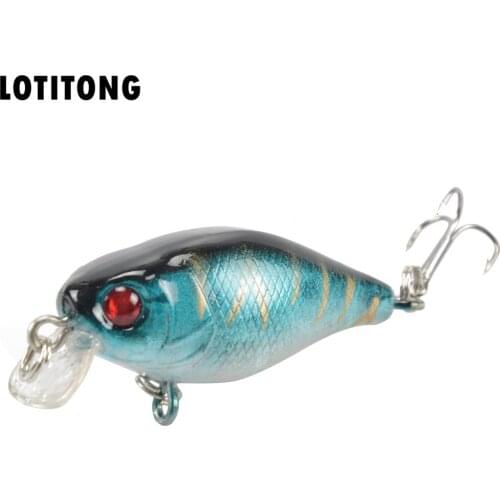 LOTITONG 1pcs Fishing lure bait 4cm / 4.2g Rock chubby Bionic bait Fishing Crank lure Plastic Bait Fishing Tackle