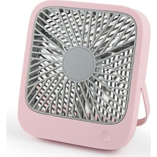 T3LB 1400mAh Adjustable Angle Mini Table Fan, USB Battery Powered Mini Desk Fan Strong Wind for Bedroom, Office, Travel