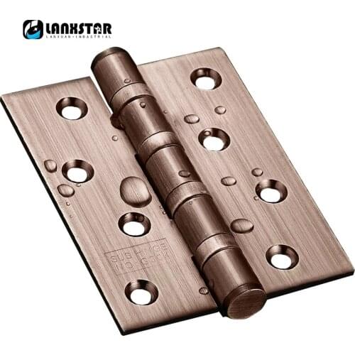 Real G304 Stainless Steel 4inch 3.0mm Thick Wooden Door Hinges Super Silent Bearing Design Door-hinges