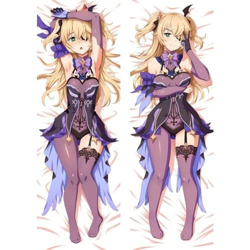 Game Fischl Dakimakura Case Game Genshin Impact Cosplay Hugging Body Pillowcase Throw Bedding Pillow Cover Case