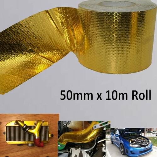 Reflect A GOLD High-Temperature Heat Reflective Adhesive Backed Roll,2"x30' Roll