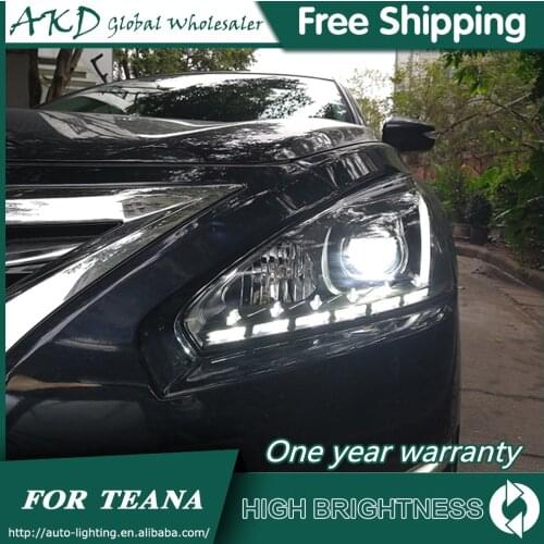 Headlights For Car Nissan Teana Altima 2013-2017 DRL Day Running Light Head Lamp LED Bi Xenon Bulb Fog Lights Car Accessory