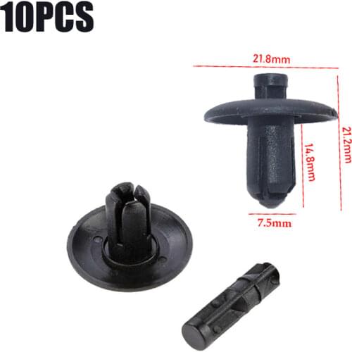 10PCS Car Water Tank Plastic Fasteners Bumper Cover Plate Clip For VW Audi Q5 A4L A5 A6L TT A8L