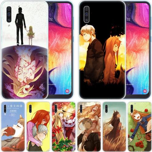 Luxury Soft Silicone Case Anime Spice and Wolf for Samsung Galaxy A50 A70 A80 A40 A30 A20 A10 A20E A2 CORE A9 A8 A7 A6 Plus 2018