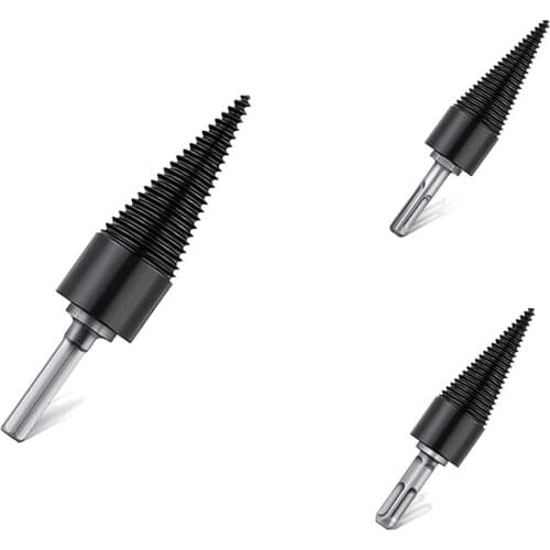 Wood Splitter Drill Bit Removable, Portable Wood Cutting Tool, Suitable For Hand Drill Wood Cutting Supplies