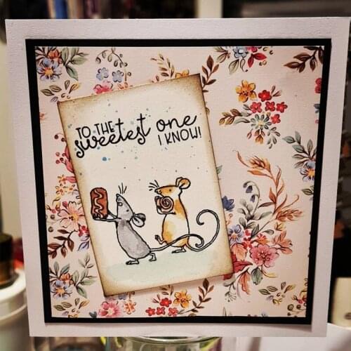 "To the sweet one" Cutting Dies & Coordinating Stamp For Scrapbooking Craft Embossing Stencil Die Cut Card Making