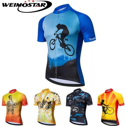 Weimostar Cycling Jersey Bike Clothing Bicycle Jersey ropa ciclismo MTB Bicycle clothing Uniform Cycling Clothing Wear