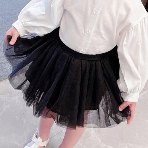 Girl Mesh Skirts Tutus Childrens Clothes Toddler Girls Tutu Skirts Princess Dance Skirt
