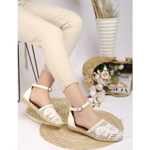 Flr Lace Motif Women Sandals