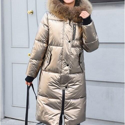Winter Hot Sales Cotton Long Sleeve Women Down Jacket Hooded Loose Pure Color Korean Style Casual Down Jacket