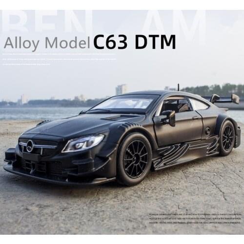 1:32 C63 DTM Racing Car Alloy Car Model Diecasts & Toy Vehicles Metal Car Model Simulation Miniature Scale Collection Kids Gift