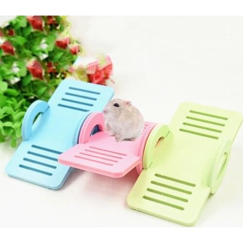 1Pc Pet Hamster Wood Seesaw Pig Small Play House Exercise Toy Pet Dog Cat Animal Toy Funny Rat Mouse Chinchillas Guinea Toy