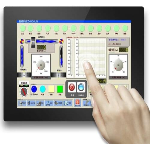 1000 nits Stainless Steel Display 22 Inch IP65 touch screen monitor with panel mount