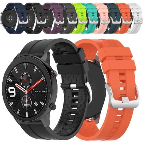 22mm Silicone Strap for Xiaomi Huami Sport Smart Watch Band ,For HUAWEI watch GT Samsung Gear S3 Classic Universal replacement