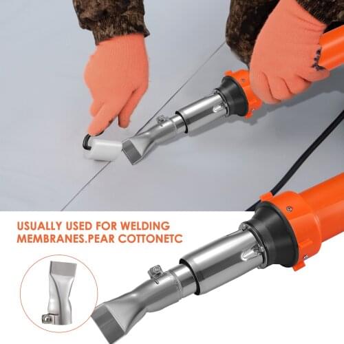220V 2000W Hot Air Torch Plastic Welder Welding Heat Gun Pistol Kit With Welder With Scraper Hot Air Welder DIY Floor Tools