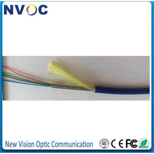4Pcs/Lot,15M 4Core SM G652D,4.0mm,PVC Jacket,SC/APC-SC/APC Armoured Fiber Patch Cord Cable,SC APC Amored Fiber Optical Jumper