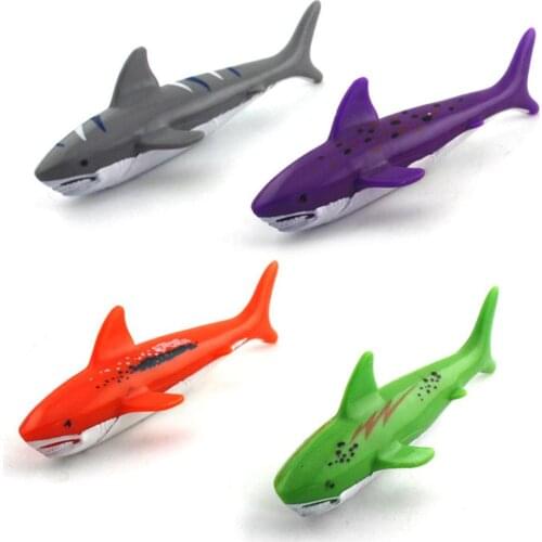 4Pcs Plastic Diving Toys Pool Dive Shark Water Throwing Torpedo Kids Funny Gift summer Beach Sticks Toys For Children New