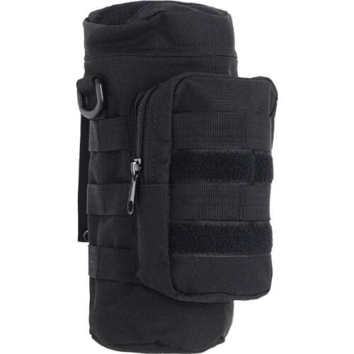 7 Color Camouflage Militray Molle Zipper Water Bottle Hydration Pouch Kettle Bag Waist Packs