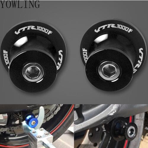8MM Motorcycle Accessories stands screws Swin garm Swingarm Spools slider for Honda VTR1000F VTR1000 VTR 1000F 1000 1997-2005