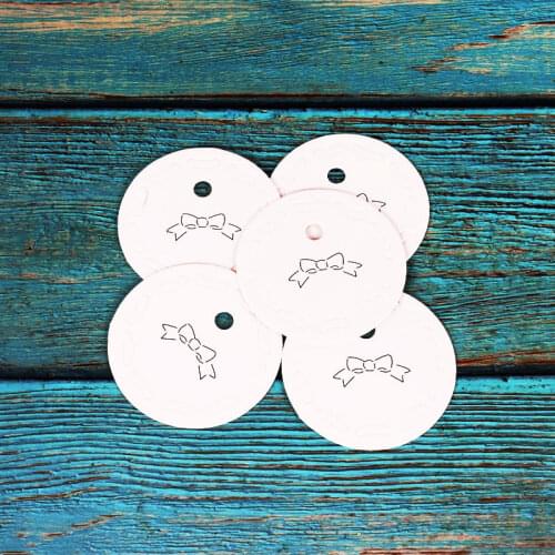 Headwear Accessory Diameter 6.5cm Paper Hair Ties Packaging Cards 100PCS/LOT Round Hair Bands Jewelry Display Cards Wholesale