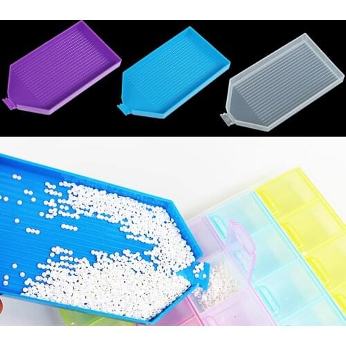 5D Diamond Painting Large Tray DIY Diamond Embroidery Accessories Large Capacity Big Drill Plate Plastic Tray Big Kits Gift