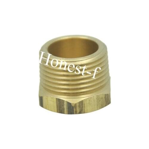 Lead Free Brass Pipe Hex Head Plug Fittings 3/4" Male NPT Air Fuel Water