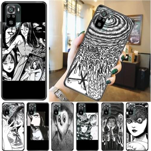 Junji Anime Phone Case For Xiaomi Redmi Note 10 10S 10T Pro MAX 5G 10T Yinuoda Japanese Collection Horror Back Cover Funda