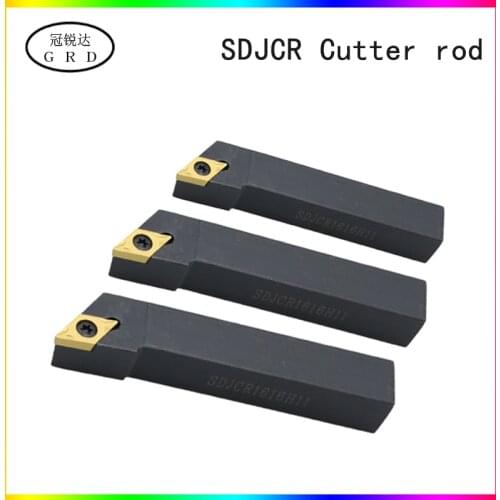 SDJCR1212 SDJCR1616 SDJCR2020 SDJCR2525 SDJCL1212 SDJCL1616 SDJCL2020 SDJCL2525 Turning Tool Holder F07 H07 F11 H11 M11 K11 rod