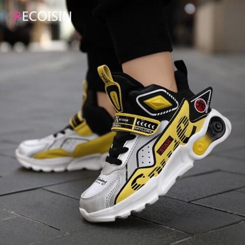 RECOISIN Childrens Sneakers Boys Basketball Sports Shoes for Boys High Quality Comfortable Running Kids Shoes Chaussure Enfant