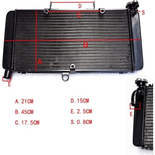 For Honda CBR900RR A AC CBR900 RR 1993-1995 Motorcycle Engine Radiator Aluminium Motor Bike Replace Part Cooling Cooler