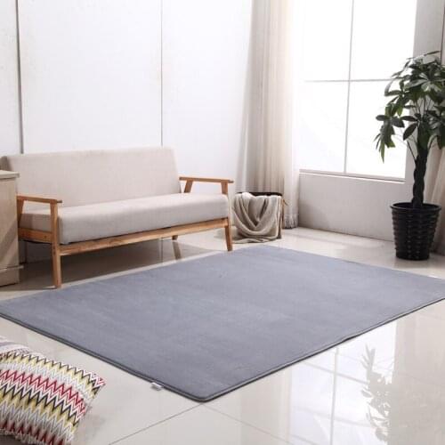 Hot Sale candy colors coral velvet Rugs bedside bedroom Floor Mat Carpets For living room indoor soft carpet Tea table Study Rug
