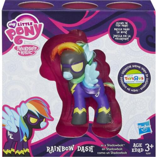 Hasbro My Little Pony RAINBOW DASH Eye Luminous Limited Edition Colored Pony Collection Toy Gift Box