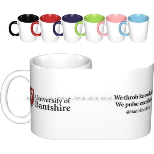 The University Of Bantshire Ceramic Mugs Coffee Cups Milk Tea Mug Bantshire University Parody Funny Humour Humor Banter Pay