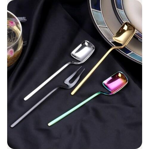 Creative stainless steel spoon dinnerware coffee stirrer