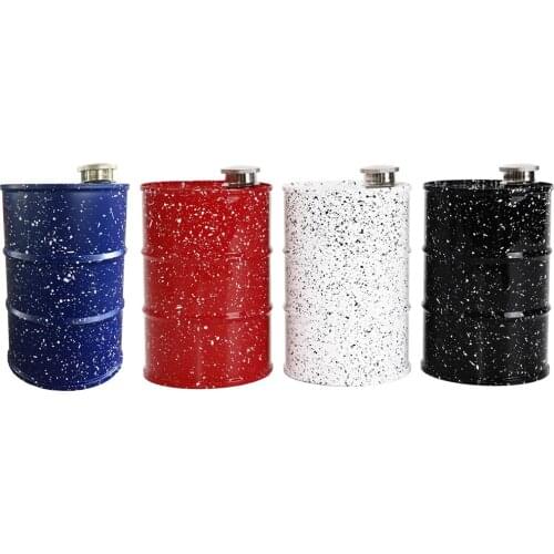 Hot Sales 25oz Creative My Water Bottle Vodka Oil Drums Flagon whisky Funnel Stainless steel304 Alcohol Liquor Hip Flask
