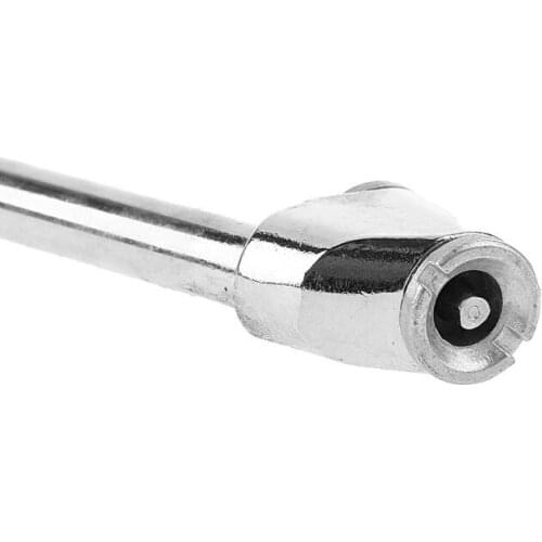 New Auto Car Motorcycle Long Reach Tire Air Inflator Dual Head Type Chuck Valve 03KA