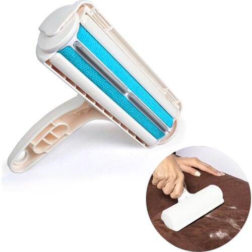 New Pet hair removal roller for removing dog and cat hair from furniture self-cleaning pet hair washable 2-way