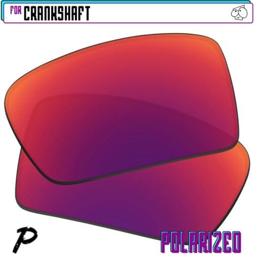 EZReplace Polarized Replacement Lenses for - Oakley Crankshaft Sunglasses - Midnight P