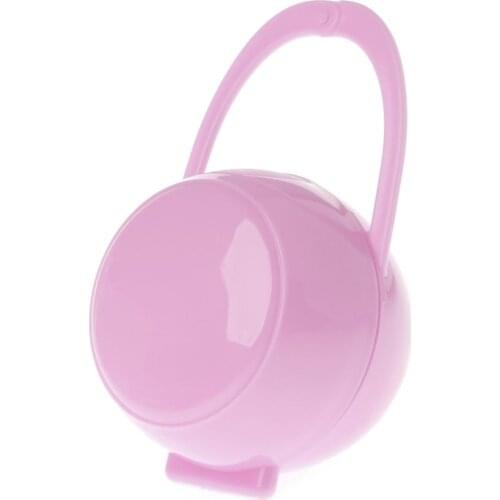 Portable Unisex Baby Boy Girl Infant Pacifier Nipple Cradle Case Holder Box