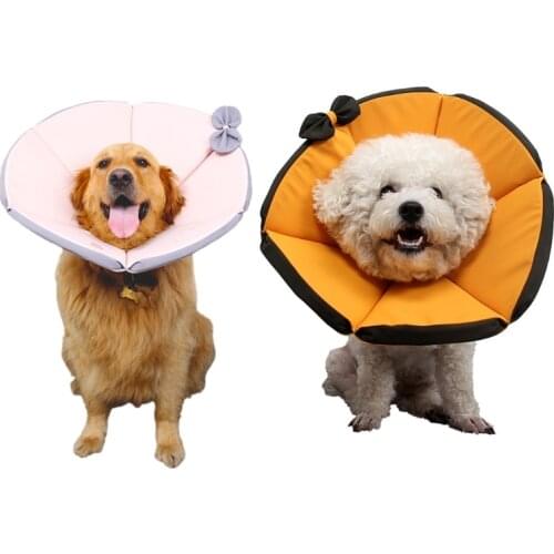 Adjustable Protective Collar Sor Cats And Dogs Comfy Cone Soft Pet Recovery Collar