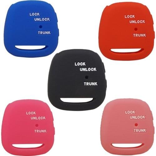 Xinyuexin Silicone Remote Key Case Holder for Toyota RunX Carina Filder Estima Previa Corolla Celica 2Button Car Key cover shell