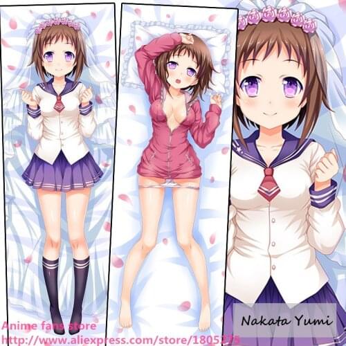 Cute Japanese Anime Pillowcase Oku-sama ga Seito Kaichou! Nakata Yumi Lovely Loli Pillow Case Cover decorative Hugging Body