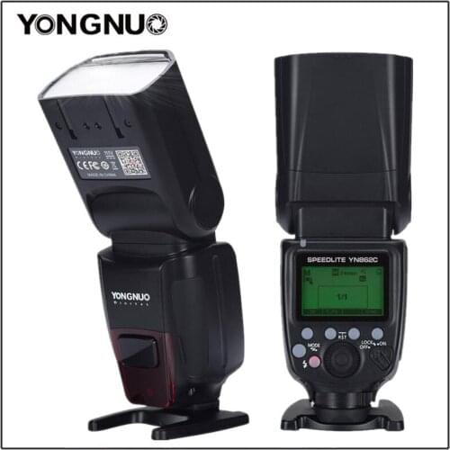 YongNuo YN862C TTL Flash Master Slave Speedlite Auto Manual Zoom with 1800mAh Battery for Canon 5D IV/6D/7D/40D/650D/1200D/EOS R