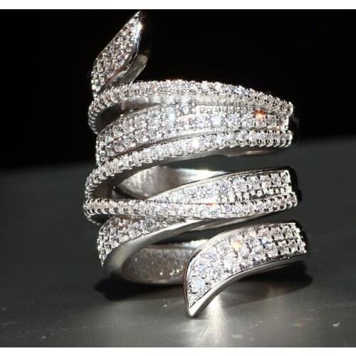YaYI Jewelry Top Quality Princess Cut AAA+ White Cubic Zirconia Silver Color Engagement Wedding Heart Rings Party Rings Gifts