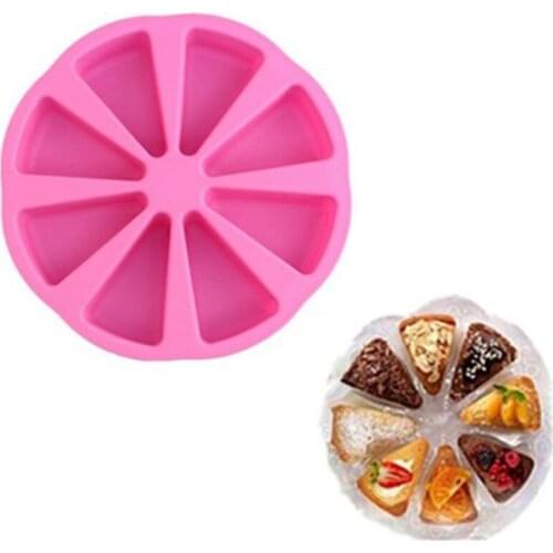 1PC Round Silicone Cake Mold 3D Chocolate Muffin Cupcake Candy Mold DIY Fondant Cake Decorating Tools