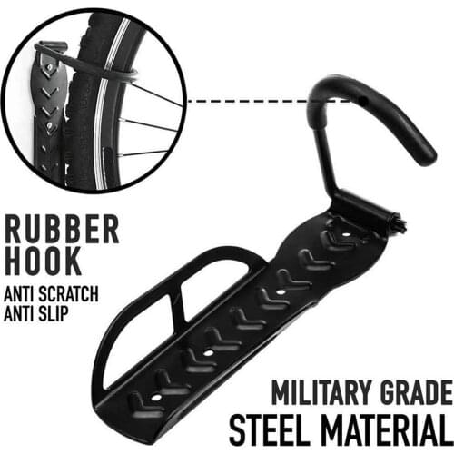 1pcs Bicycle Rack Wall Mount Bracket Hanger Rack Mounts Steel Holder For MTB Road Bicycle Accessories